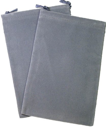 Chessex Velour Dice Bag Small Grey 4x6