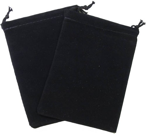 Chessex Velour Dice Bag Small Black 4x6