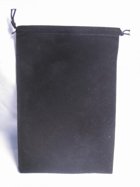 Chessex Velour Dice Bag Large Black 5X7