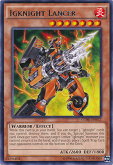 Igknight Lancer - CORE-EN032 - Rare - Unlimited Edition