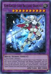 Gem-Knight Lady Brilliant Diamond - CORE-EN047 - Ultra Rare - Unlimited Edition