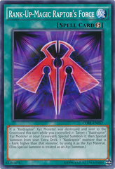 Rank-Up-Magic Raptor's Force - CORE-EN057 - Common - Unlimited Edition