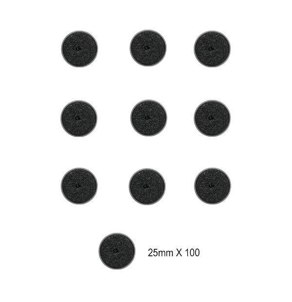 Wiz Kids Minis - Black 25MM Bases (15CT) Wiz Kids Minis - Black 25MM Bases (15CT)