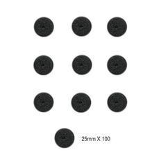 25mm Round Bases (100 Pack)