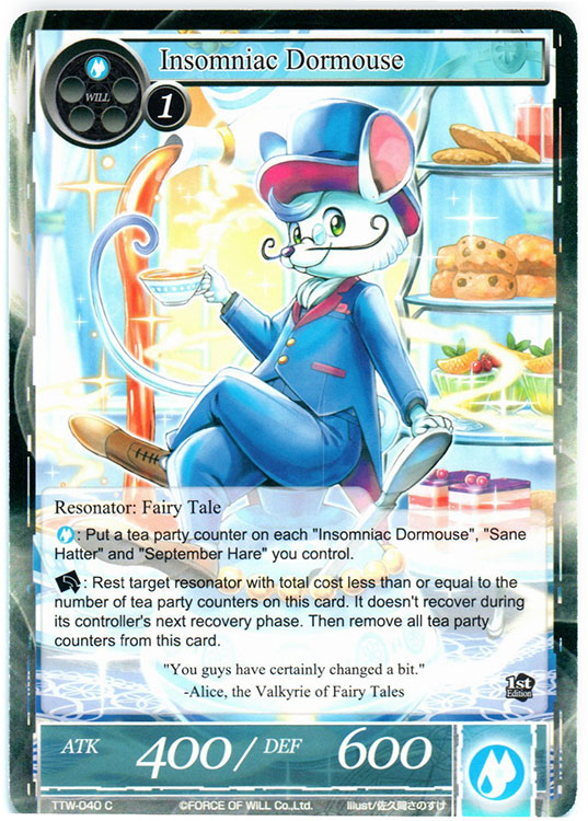 Insomniac Dormouse - TTW-040 - C - 1st Edition