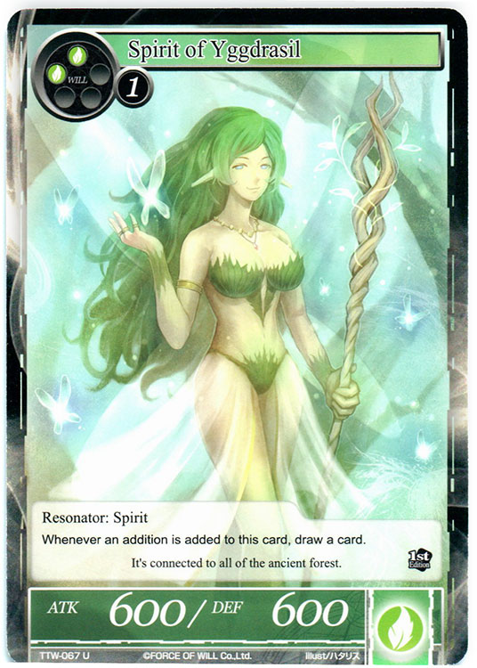 Spirit of Yggdrasil - TTW-067 - U - 1st Edition