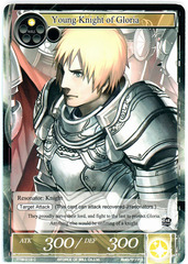 Young Knight of Gloria - TTW-018 - C - 1st Edition (Foil)