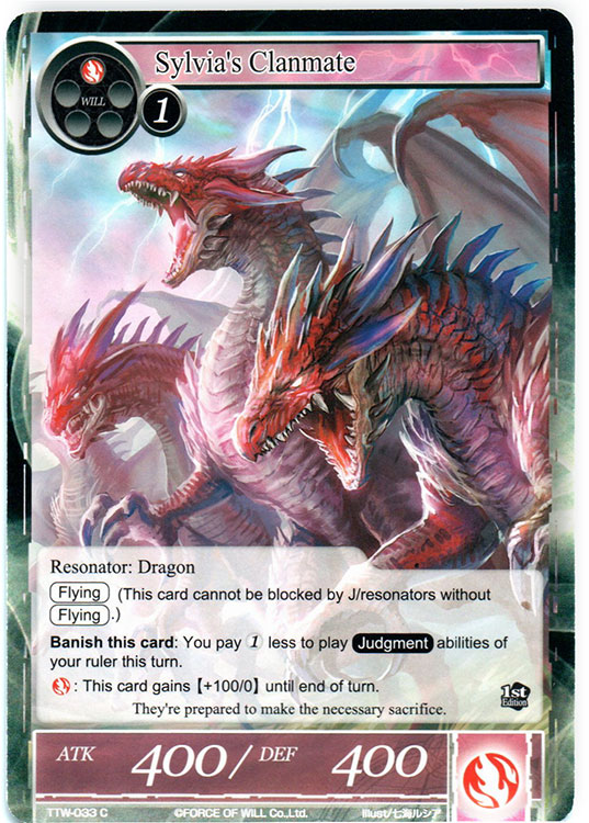 Sylvias Clanmate - TTW-033 - C - 1st Edition (Foil)