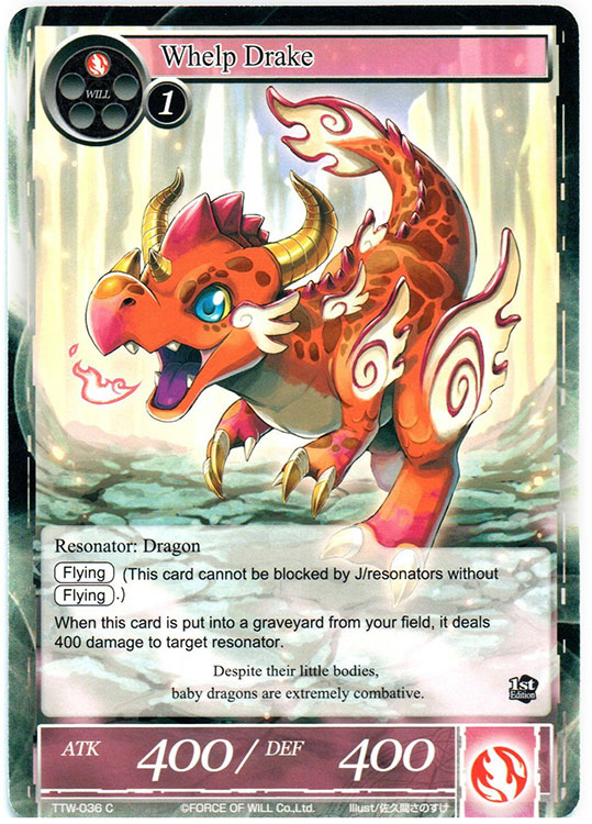 Whelp Drake - TTW-036 - C - 1st Edition (Foil)