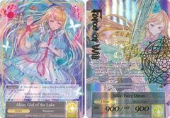 Alice, Girl of the Lake // Alice, Fairy Queen - TTW-001 // TTW-001J - R - 1st Edition - Full Art