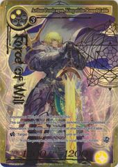 Arthur Pendragon, King of the Round Table - TTW-003 - SR - 1st Edition - Full Art