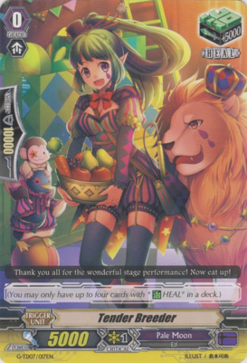 Tender Breeder - G-TD07/017EN - TD Tender Breeder - G-TD07/017EN - TD