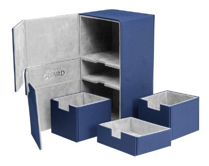 Ultimate Guard Flip Deck Case TWIN FLIPnTRAY Xenoskin 200+ - Blue