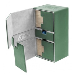 Ultimate Guard Flip Deck Case TWIN FLIP'n'TRAY Xenoskin 200+ - Green