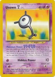 Unown Y - Uncommon