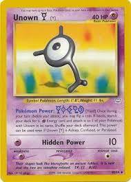 Unown Y - Uncommon