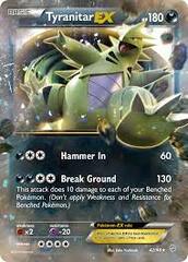 Tyranitar-EX - 042/081 - Rarer Rare