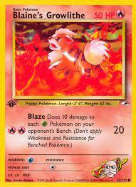 Blaines Growlithe - Common