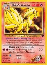 Blaines Ninetales - Rare