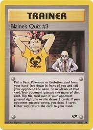 Blaines Quiz 3 - Uncommon