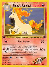 Blaines Rapidash - Uncommon