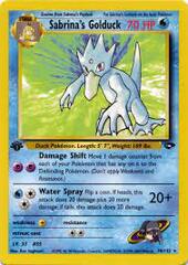 Sabrina's Golduck - Rare