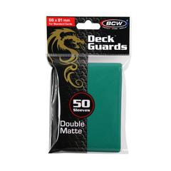 BCW Deck Guard Matte Sleeves - Teal