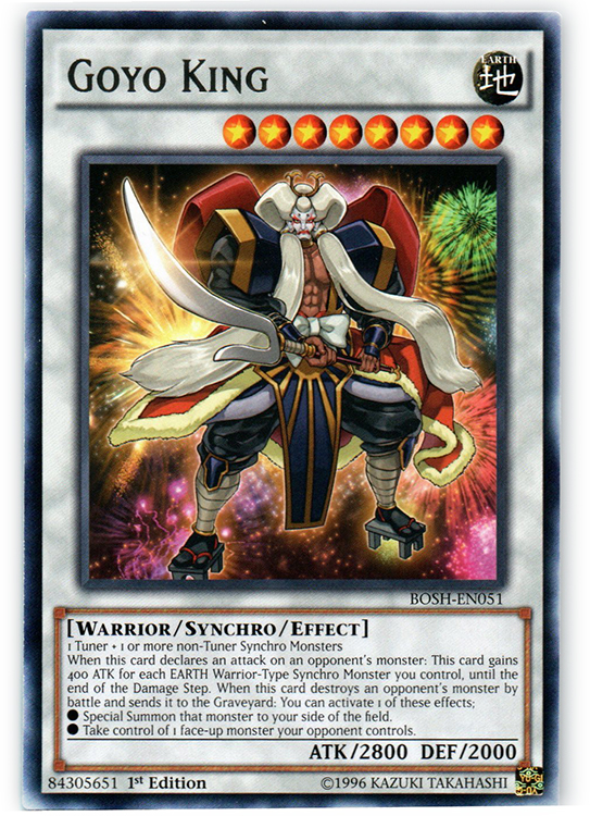 Goyo King - BOSH-EN051 - Rare - 1st Edition