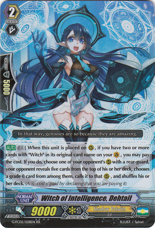 Witch of Intelligence, Dehtail - G-FC02/028EN - RR