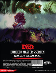 5th Edition Dungeon Master's Screen - Rage of Demons