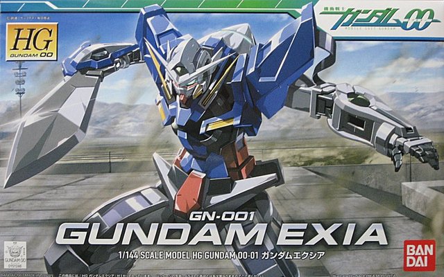 GN-001 Gundam Exia 1/144 Scale Model HG Gundam 00-01