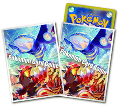 Japanese Pokemon XY Groudon Kyogre Sleeves 32ct