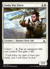 Ondu War Cleric - Foil