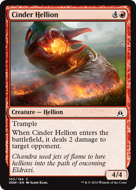 Cinder Hellion - Foil