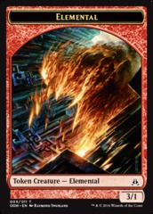 Elemental Token (Red)