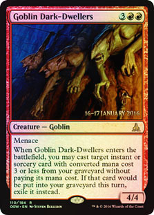 Goblin Dark-Dwellers - Foil - Prerelease Promo