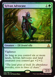 Sylvan Advocate - Foil - Prerelease Promo