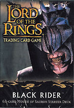 Lord Of The Rings Cards Black Rider Mouth of Sauron Starter Deck