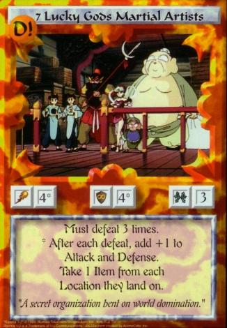 7 Lucky Gods Martial Artists