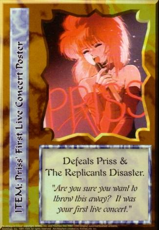 Priss First Live Concert Poster