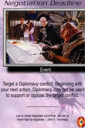 Negotiation Deadline
