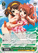 Swimsuit Haruhi & Mikuru - SY/W08-E032 - R