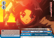 Thats Impossible - SY/W08-E100 - CC
