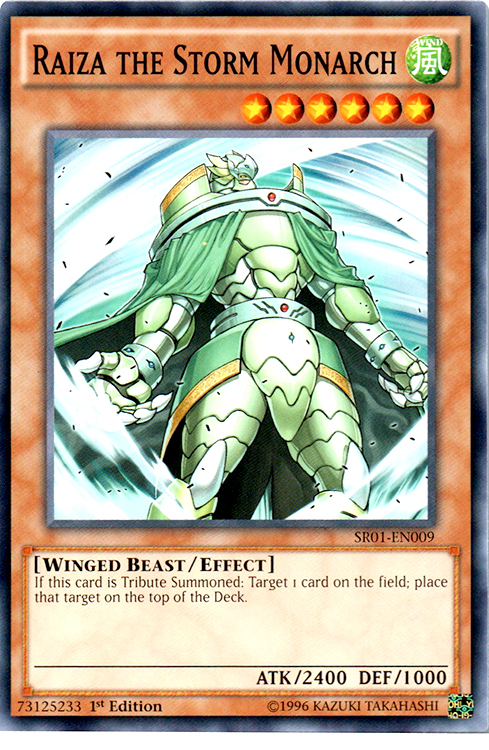 Raiza le monarque des tempetes - SR01-EN009 - Commun - 1ere edition // SR01 - Stucture Deck: Emperor of Darkness