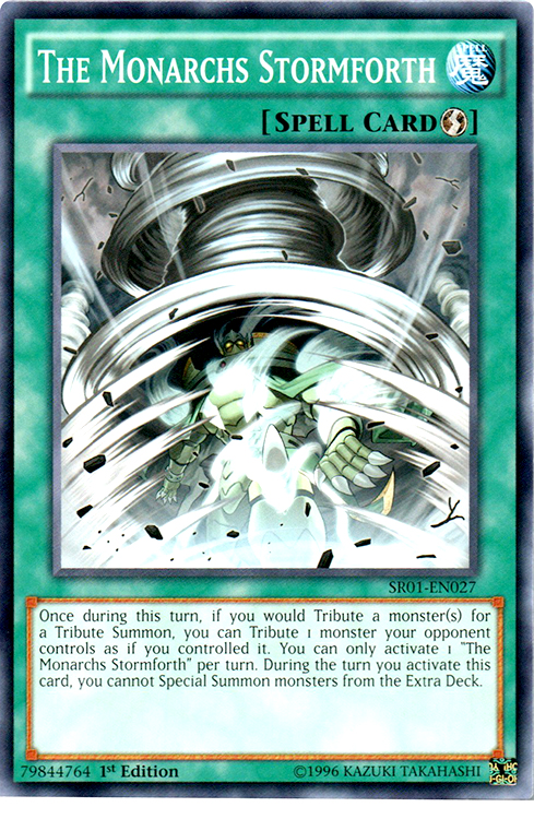 Les Monarques Stormforth - SR01-EN027 - Commun - 1ere edition // SR01 - Stucture Deck: Emperor of Darkness