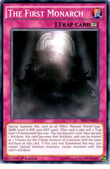 The First Monarch - SR01-EN035 - Common - 1st Edition