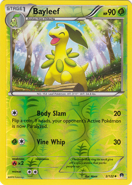 Bayleef - 2/122 - Uncommon - Reverse Holo