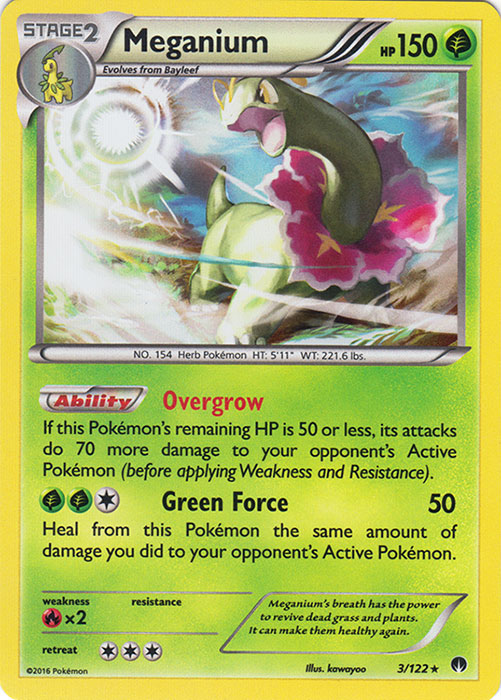 Meganium - 3/122 - Holo Rare