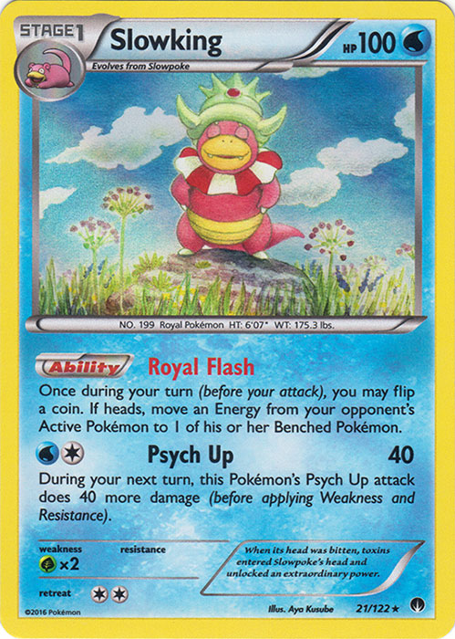 Slowking - 21/122 - Holo Rare