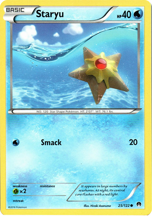 Staryu - 25/122 - Common